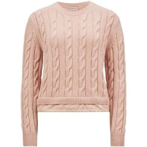 Moncler, Dames, Truien, Roze, Maat: S
