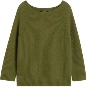 Max Mara - Xeno - Mohair Trui - Olijf - Dames