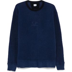 C.p. Company, Heren, Sweatshirts & Hoodies, Blauw, Maat: L Katoen,