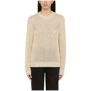 Isabel Marant, Dames, Truien, Beige, Maat: S Poliester,