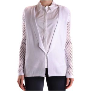 Pinko, Dames, Truien, Wit, Maat: M Viscose,