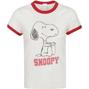 Re/Done, Dames, Tops, Wit, Maat: XS Katoen,