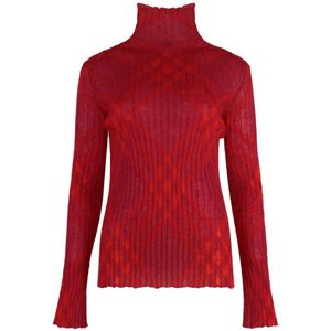 Burberry, Dames, Truien, Roze, Maat: S Mohair,