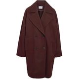 Noisy may - Tussenmantel 'NMCici' - Wijnrood - Klassieke Mantel