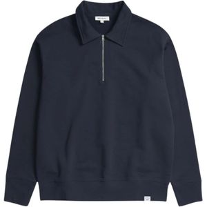 Norse Projects, Heren, Tops, Blauw, Maat: M Katoen,