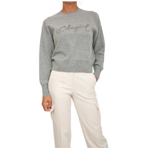 Blugirl, Dames, Truien, Grijs, Maat: XS