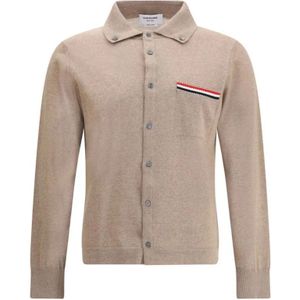Thom Browne, Heren, Truien, Beige, Maat: S Wol,