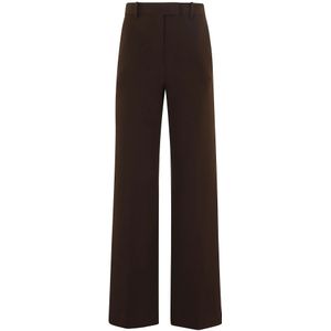 Circolo 1901, Dames, Broeken, Bruin, Maat: 2XS Katoen,
