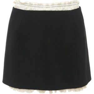 Victoria Beckham, Dames, Rokken, Zwart, Maat: S