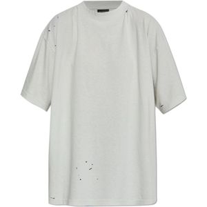 Balenciaga, Dames, Tops, Grijs, Maat: L Katoen,