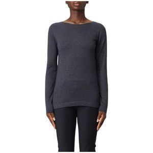 Brunello Cucinelli, Dames, Truien, Blauw, Maat: M