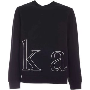 Karl Lagerfeld, Heren, Sweatshirts & Hoodies, Zwart, Maat: S Katoen,
