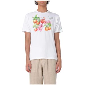 MC2 Saint Barth, Heren, Tops, Wit, Maat: M