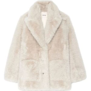 Zadig & Voltaire, Dames, Jassen, Beige, Maat: XS Leer,