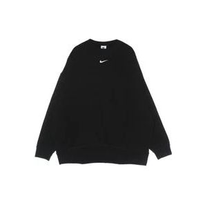 Nike Essentials Collection Oversized Crewneck Sweatshirt , Black , Dames , Maat: L