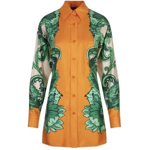 Etro, Dames, Blouses & Shirts, Veelkleurig, Maat: S Zijde,