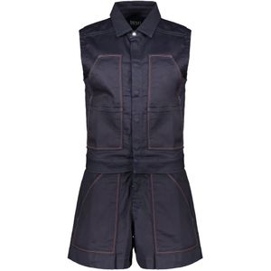 Diesel, Dames, Jumpsuits & Playsuits, Blauw, Maat: M Denim,