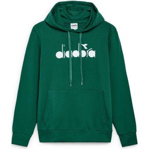 Diadora, Heren, Sweatshirts & Hoodies, Groen, Maat: 2XL Katoen,