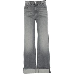 Mother, Dames, Jeans, Grijs, Maat: W27 Katoen,