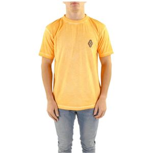 Marcelo Burlon, Heren, Tops, Oranje, Maat: M