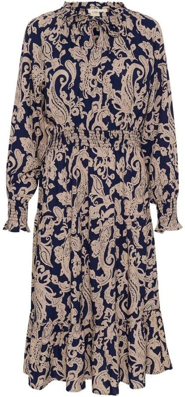 Cream, Dames, Jurken, Bruin, Maat: M Viscose,