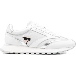 Karl Lagerfeld, Dames, Schoenen, Wit, Maat: 37 EU Leer,