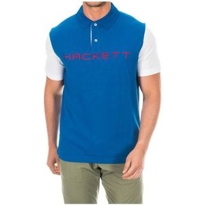 Hackett, Heren, Tops, Blauw, Maat: L Katoen,