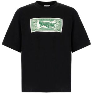 Off White, Heren, Tops, Zwart, Maat: 2XL Katoen,