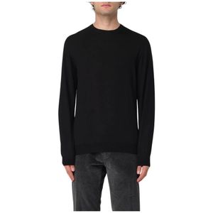 Fedeli, Heren, Truien, Zwart, Maat: L Wol,