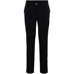 &Co Woman, Dames, Broeken, Zwart, Maat: XS Polyamide,
