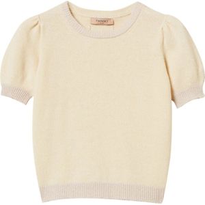 Twinset, Dames, Truien, Beige, Maat: S Kasjmier,