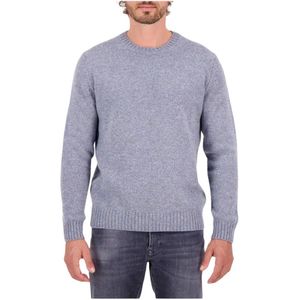 Slowear, Heren, Truien, Grijs, Maat: L Wol,