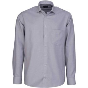 Hatico, Heren, Overhemden, Grijs, Maat: 2XL