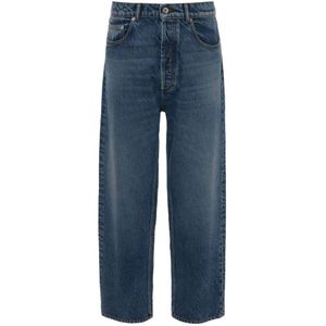 JW Anderson, Heren, Jeans, Blauw, Maat: W28 Katoen,