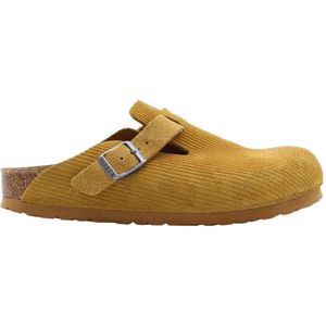 Birkenstock, Dames, Schoenen, Geel, Maat: 36 EU Leer,