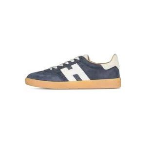 Hogan Memory Foam Suède Sneakers , Blue , Heren , Maat: 44 1/2 EU