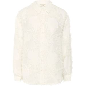 Cream, Dames, Blouses & Shirts, Wit, Maat: M