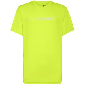 Plein Sport, Heren, Tops, Geel, Maat: XS Denim,