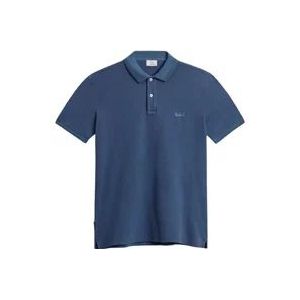 Woolrich Vintage Katoenen Heren Polo , Blue , Heren , Maat: L