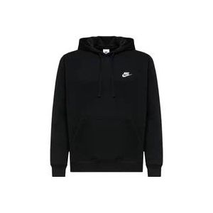 Nike Zwarte Fleece Hoodie , Black , Heren , Maat: XL