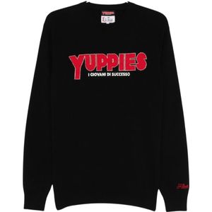 MC2 Saint Barth, Heren, Truien, Zwart, Maat: S Wol,