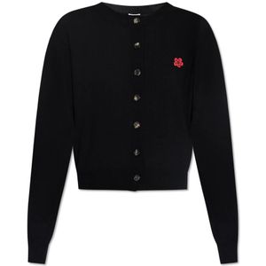 Kenzo, Dames, Truien, Zwart, Maat: M Wol,