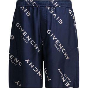 Givenchy, Heren, Korte broeken, Blauw, Maat: S Zijde,