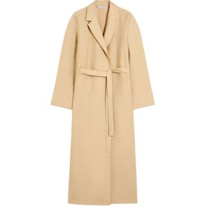 Max Mara, Dames, Mantels, Geel, Maat: M Wol,