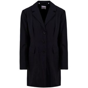 Aspesi, Dames, Mantels, Blauw, Maat: XL Wol,