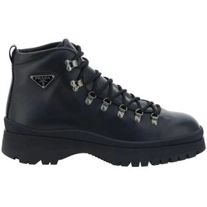 Prada, Heren, Schoenen, Zwart, Maat: 39 EU