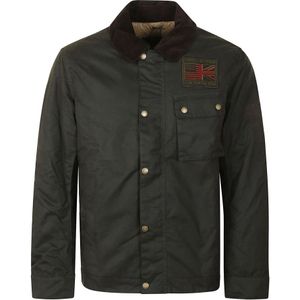 Barbour, Heren, Jassen, Groen, Maat: L Katoen,