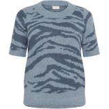 Kaffe Curve, Dames, Truien, Blauw, Maat: S