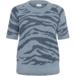 Kaffe Curve, Dames, Truien, Blauw, Maat: S