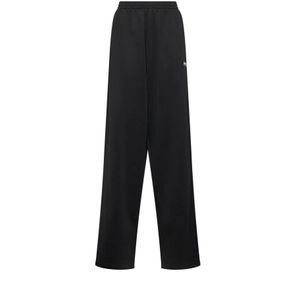 Balenciaga Zwarte Broek met Politieke Campagne Artwork , Black , Dames , Maat: S